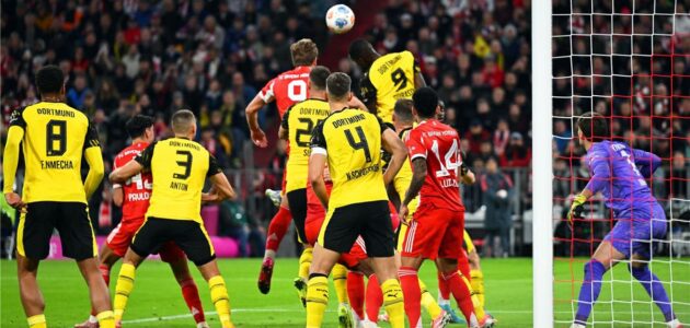 الصورة المميزة لـ: فيديو: هاري كين يسجل هدفه الـ 400 ويقود بايرن ميونخ للفوز على دورتموند في قمة البوندسليغا