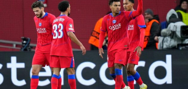 الصورة المميزة لـ: دوري أبطال أوروبا: باريس سان جيرمان يكتسح ليفركوزن وإنتر وآرسنال يتألقان في الصدارة