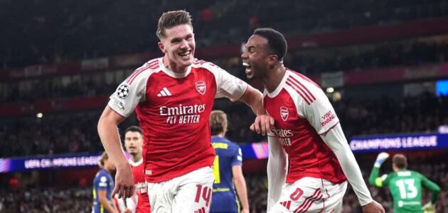 الصورة المميزة لـ: أرسنال يكتسح أتلتيكو مدريد 4-0: المدفعجية يعززون رقمهم القياسي ويحافظون على انطلاقة مثالية في دوري الأبطال