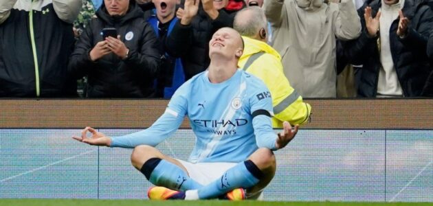 الصورة المميزة لـ: إيرلينج هالاند يواصل مسلسل الأهداف الخارق: تألق جديد ضد فياريال في دوري الأبطال