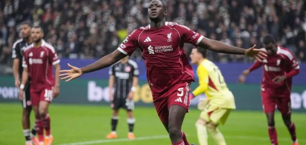 الصورة المميزة لـ: ليفربول يقلب الطاولة على فرانكفورت بثلاثية قبل نهاية الشوط الأول في دوري الأبطال