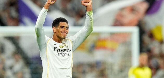 الصورة المميزة لـ: هدف بيلينجهام الافتتاحي يقود ريال مدريد للفوز على يوفنتوس 1-0 في دوري أبطال أوروبا
