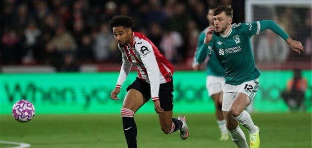 الصورة المميزة لـ: شاهد | هدف واتارا الصاروخي: برينتفورد يباغت ليفربول مبكرًا في الدوري الإنجليزي