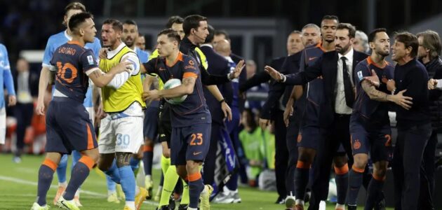 الصورة المميزة لـ: مشاجرة كونتي ولاوتارو: تفاصيل الصدام الجديد بعد قمة نابولي وإنتر في الدوري الإيطالي