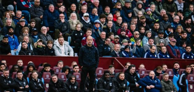 الصورة المميزة لـ: جوارديولا يعلّق على هزيمة مانشستر سيتي أمام أستون فيلا وسباق الدوري الإنجليزي مع آرسنال