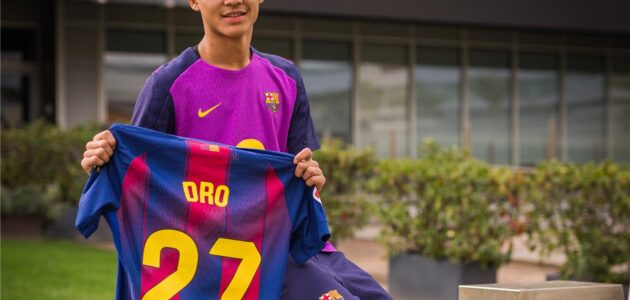 Featured image for: درو فرنانديز: لاماسيا تزرع قيم برشلونة في النجوم الصاعدة وظهوري الأول حلم تحقق