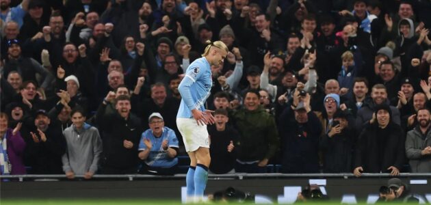 الصورة المميزة لـ: فيديو | هالاند يسجل هدف مانشستر سيتي الأول ضد بورنموث في الدوري الإنجليزي