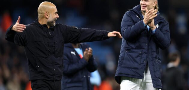 الصورة المميزة لـ: جوارديولا يُشيد بهالاند “الذي لا يُقهر” ويتمنى استقبال آرسنال للأهداف بعد فوز مانشستر سيتي على بورنموث