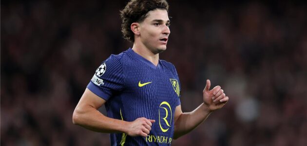 الصورة المميزة لـ: جوليان ألفاريز: نجم أتلتيكو مدريد يتجاوز أرقامه القياسية ويثير صراع عمالقة أوروبا