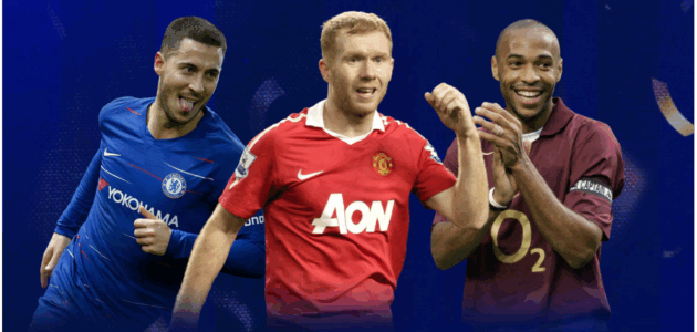 الصورة المميزة لـ: قاعة مشاهير الدوري الإنجليزي الممتاز: قائمة كاملة بجميع الأساطير وإحصائياتهم – إيدن هازارد، بول سكولز، تييري هنري وآخرون