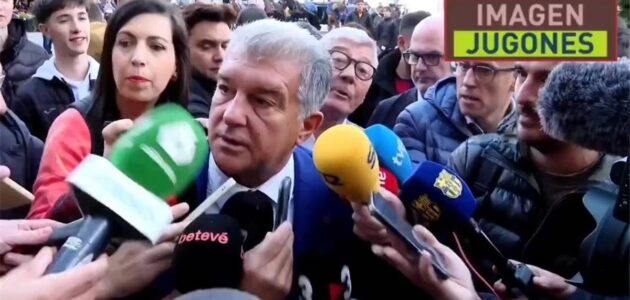 الصورة المميزة لـ: لابورتا يكشف موعد عودة برشلونة لـ “كامب نو” ويدعم لامين يامال بقوة