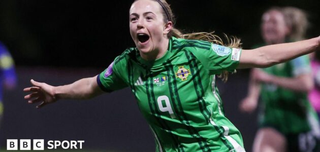 الصورة المميزة لـ: قائدة أيرلندا الشمالية سيمون ماجيل تعلن حملها: توقف مؤقت عن الملاعب