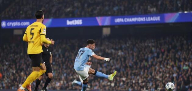 الصورة المميزة لـ: فيل فودين يفتتح التسجيل: شاهد هدف مانشستر سيتي الأول ضد بوروسيا دورتموند في دوري أبطال أوروبا