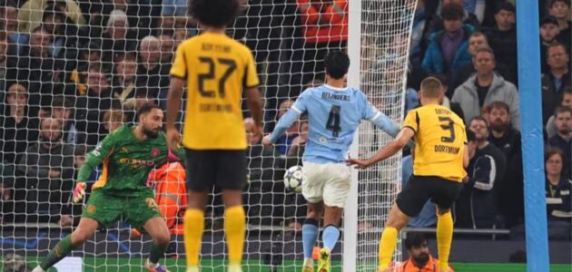 الصورة المميزة لـ: فالديمار أنتون يهز شباك مانشستر سيتي: تفاصيل هدف دورتموند الأول في دوري الأبطال