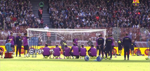 الصورة المميزة لـ: أخبار سارة من تدريبات برشلونة: عودة خوان جارسيا للكامب نو وتطورات المصابين