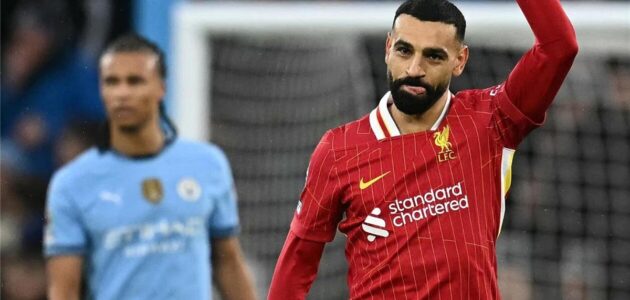 الصورة المميزة لـ: محمد صلاح على أعتاب إنجاز تاريخي: كسر رقم واين روني في قمة ليفربول ومانشستر سيتي بالدوري الإنجليزي