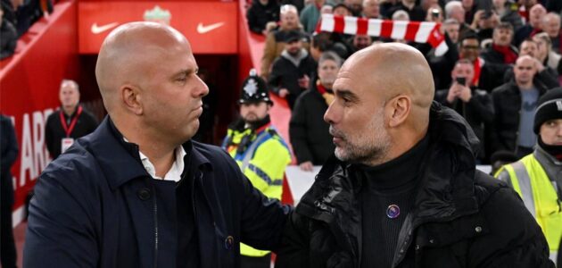 الصورة المميزة لـ: آرني سلوت يشيد بجوارديولا: مدرب نادر.. وفان دايك قائد لا مثيل له في ليفربول