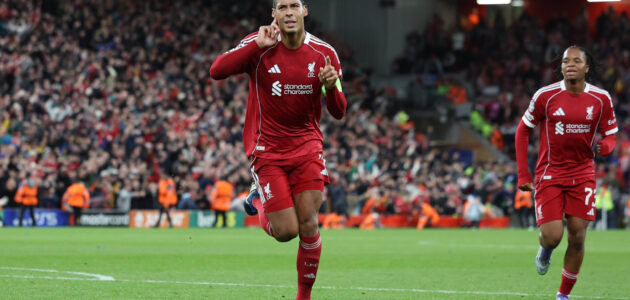 الصورة المميزة لـ: فيرجيل فان دايك يدافع عن ليفربول وسط عاصفة ترينت وروني: قيادة لا تتزعزع