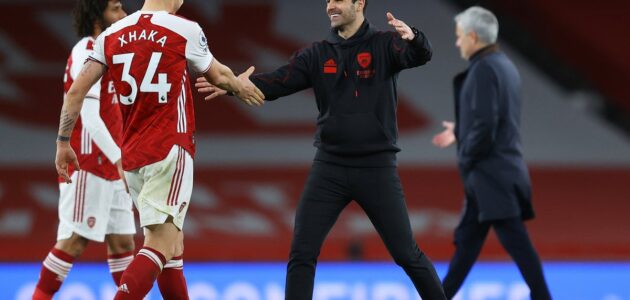 الصورة المميزة لـ: ميكيل أرتيتا: جرانيت تشاكا سيصبح “مدربًا عظيمًا” في المستقبل