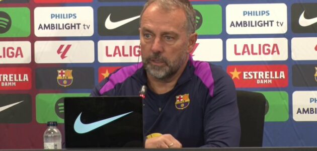 الصورة المميزة لـ: هانس فليك يؤكد الشكوك حول إصابة كوندي قبل مواجهة برشلونة وسيلتا فيغو: ‘لا أعتقد أنه سيسافر’