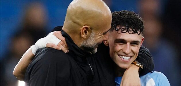 الصورة المميزة لـ: جوارديولا يحتفل بفوز مانشستر سيتي على ليفربول ويتطلع لمعارك جديدة ضد محمد صلاح