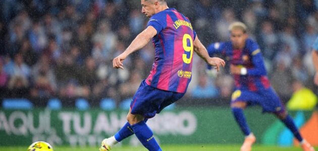 الصورة المميزة لـ: هاتريك ليفاندوفسكي يقود برشلونة لفوز ثمين على سيلتا فيغو وتصريحات حصرية