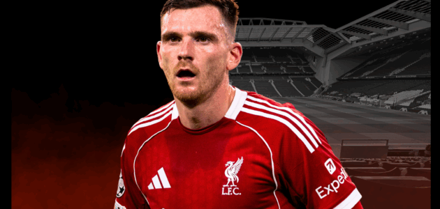 الصورة المميزة لـ: مستقبل أندي روبرتسون: هل يقترب الظهير الأيسر من الرحيل عن ليفربول نحو سيلتيك؟