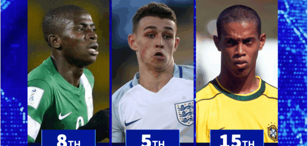 الصورة المميزة لـ: من رونالدينيو إلى فودين: أبرز النجوم الذين تألقوا في كأس العالم تحت 17 سنة
