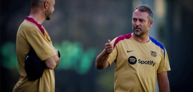 الصورة المميزة لـ: هانز فليك يحدد مهمته الرئيسية في برشلونة: إصلاح الدفاع ومصيدة التسلل