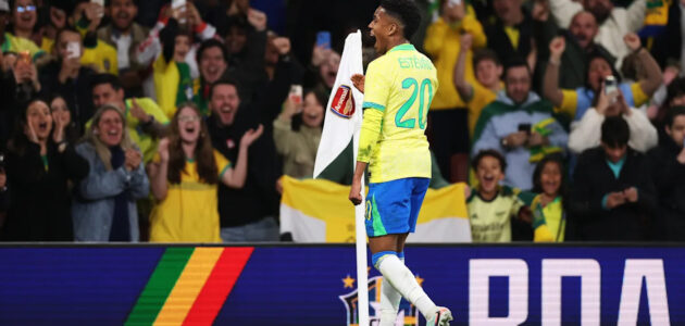 الصورة المميزة لـ: إستيفاو يواصل التألق: رقم قياسي تاريخي جديد مع منتخب البرازيل