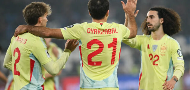 الصورة المميزة لـ: إسبانيا تواصل سجلها المثالي في تصفيات كأس العالم بثلاثية نظيفة ضد جورجيا