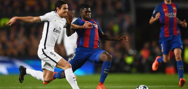 الصورة المميزة لـ: أومتيتي يروي كواليس ريمونتادا برشلونة التاريخية ضد باريس سان جيرمان: خطاب إنريكي الحماسي وتكتيكاته الجنونية