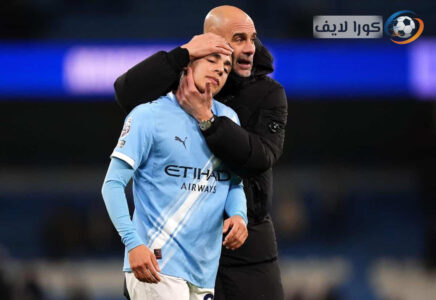 بيب جوارديولا يتحدث في مؤتمر صحفي قبل مباراة مانشستر سيتي