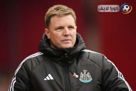 إيدي هاو يتحدث في مؤتمر صحفي بعد خسارة نيوكاسل أمام برينتفورد