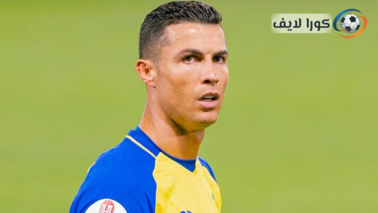 كريستيانو رونالدو بقميص النصر أثناء تدريب الفريق قبل مواجهة الاتحاد