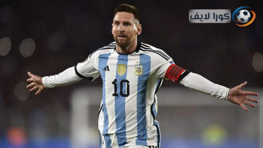 شعار الفيناليسيما مع علمي الأرجنتين وإسبانيا وعبارة 'مباراة ملغاة'.